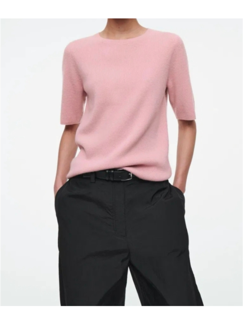 COS PURE CASHMERE T-SHIRT Size S